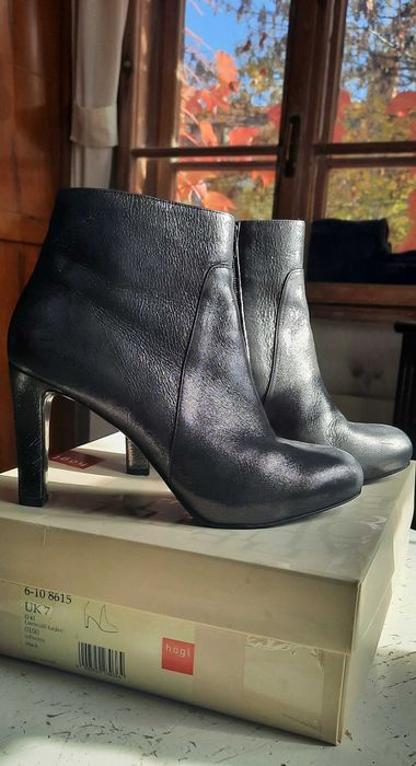 Кожени боти на ток Hogl