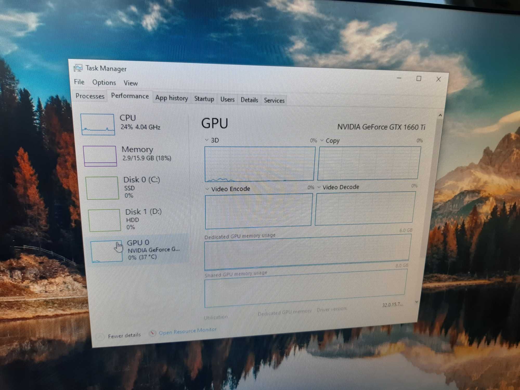 Геймърски компютър I5-9400F + GTX 1660TI 16GB ram