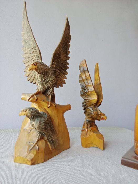 Сувениры из дерева ёлочные игрушки Дед морозы СССР