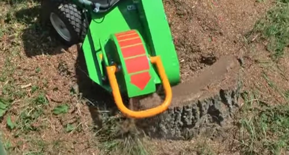 Indepartare cioturi buturugi prin frezare, tocare crengi, scarificare