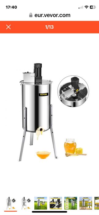 Центрофуга за пчеларство сепаратор за мед, екстрактор