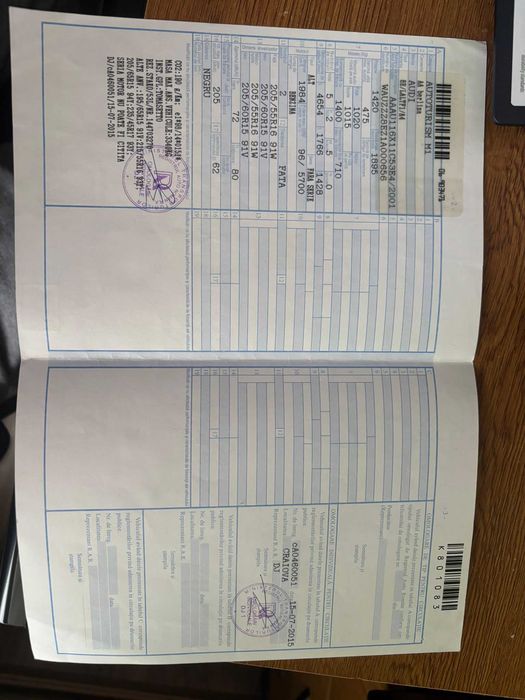 Audi A4 2000 Benzina + GPL, Cutie defecta