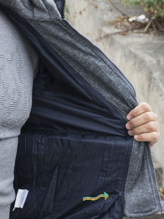 Черно зимно яке XXL