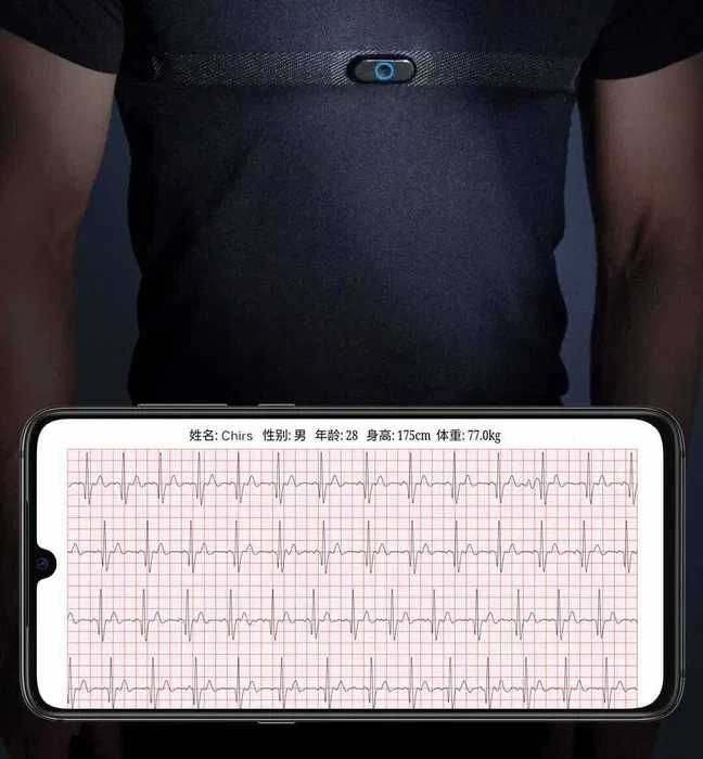 ECG EKG Xiaomi + Tricou Smart monitorizare Inima