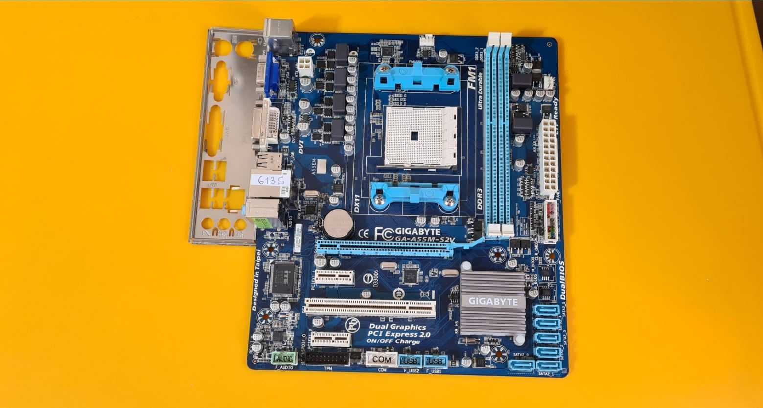 613S.Placa De Baza Gigabyte GA-A55M-S2V,2xDDR3,Socket FM1