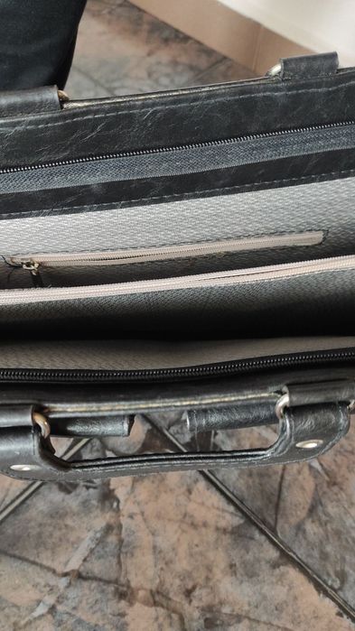 Чанта за документи от естествена кожа