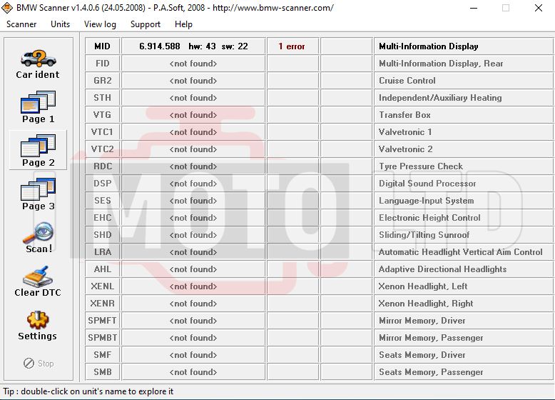 ПРОМО! FULL BMW SCANNER 1.4 - Професионална диагностика за BMW