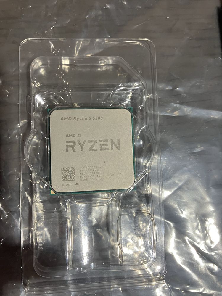 CPU процесор AMD Ryzen 5 5500 (с охладител)