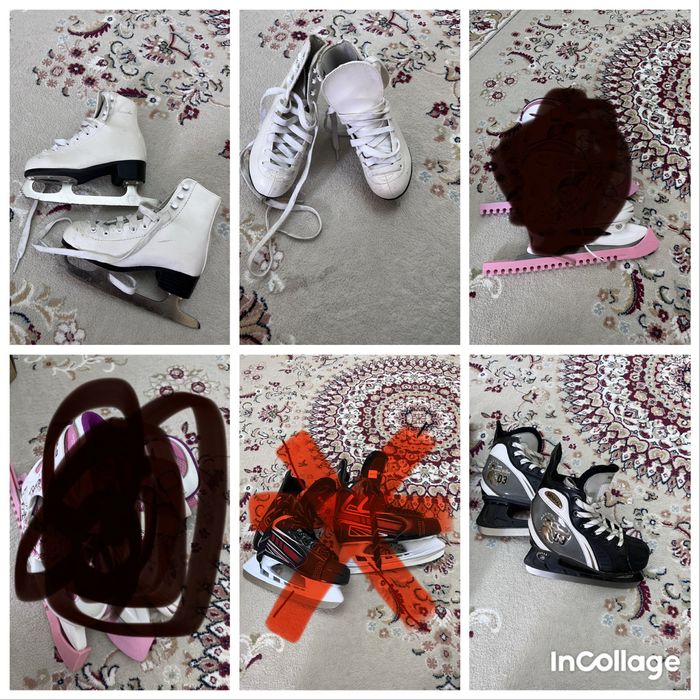 Коньки детские и взрослые