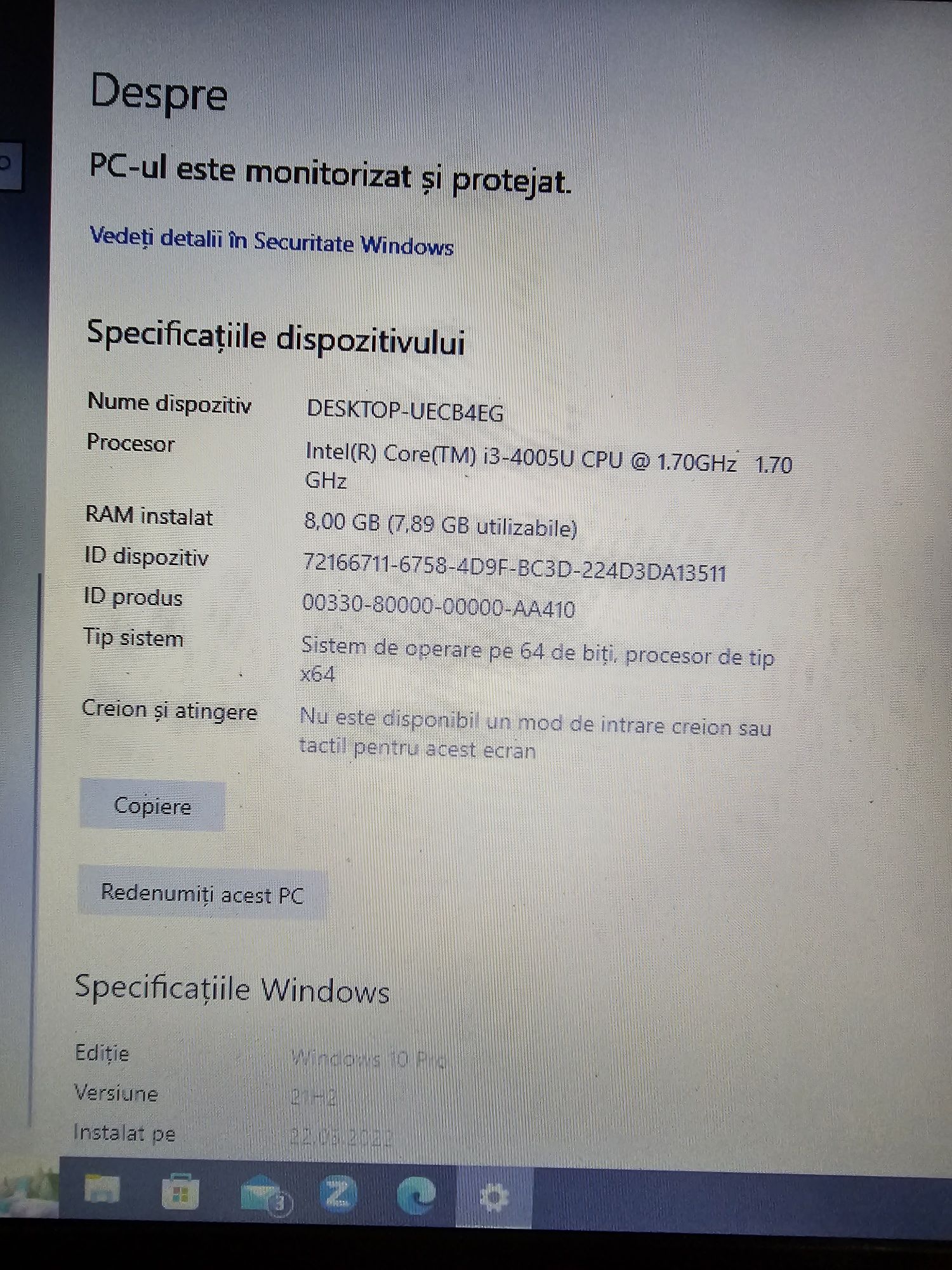 Laptop Lenovo Ideapad