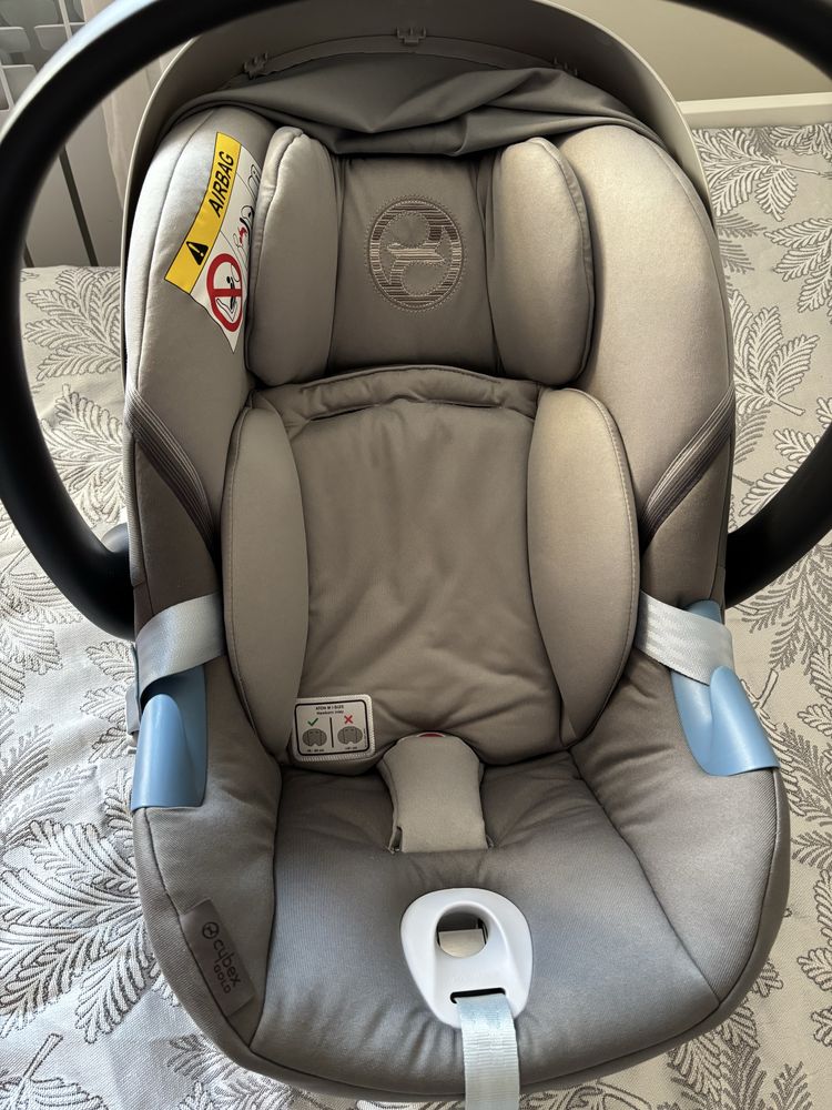 Автолюлька Cybex Aton M i-Size (Soho Grey) — как новая