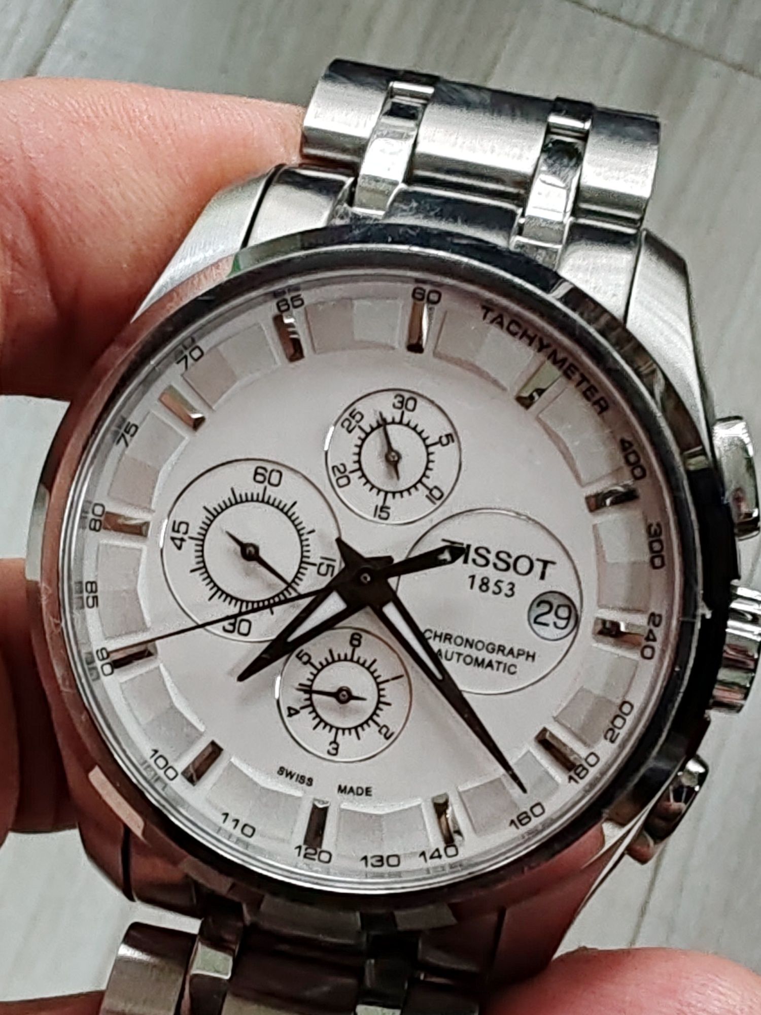 Ceas Tissot Couturier Automatic Chronograph - 45 mm