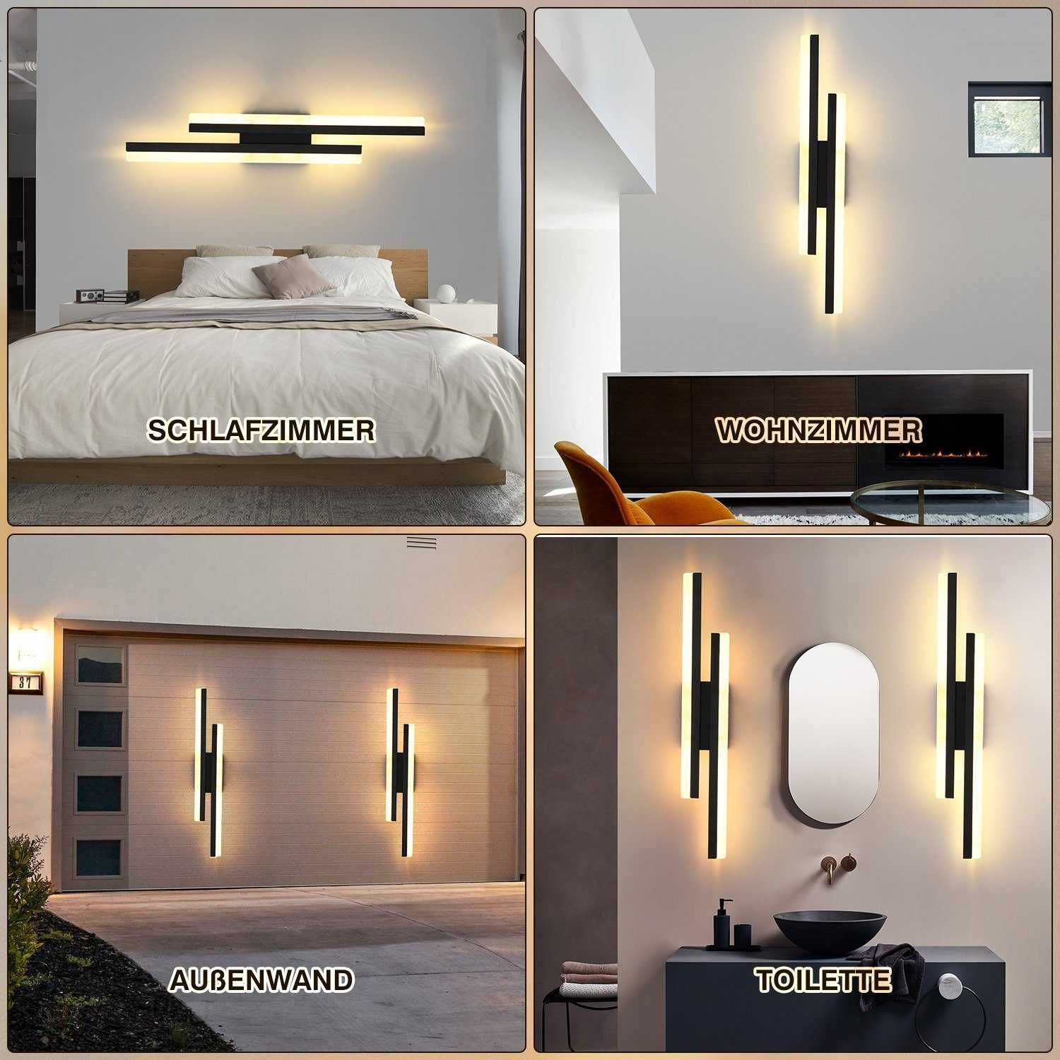 Aplica LED de perete 16W, lampă de perete LED pentru interior