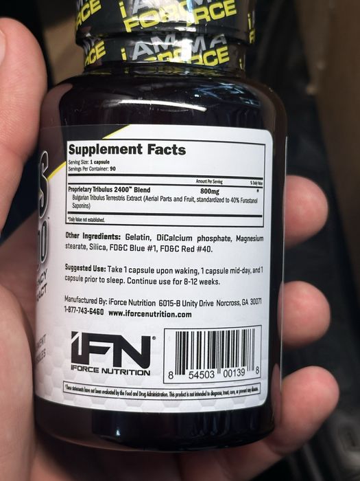 Iforce Nutrition Tribulis 2400, 90 капсул