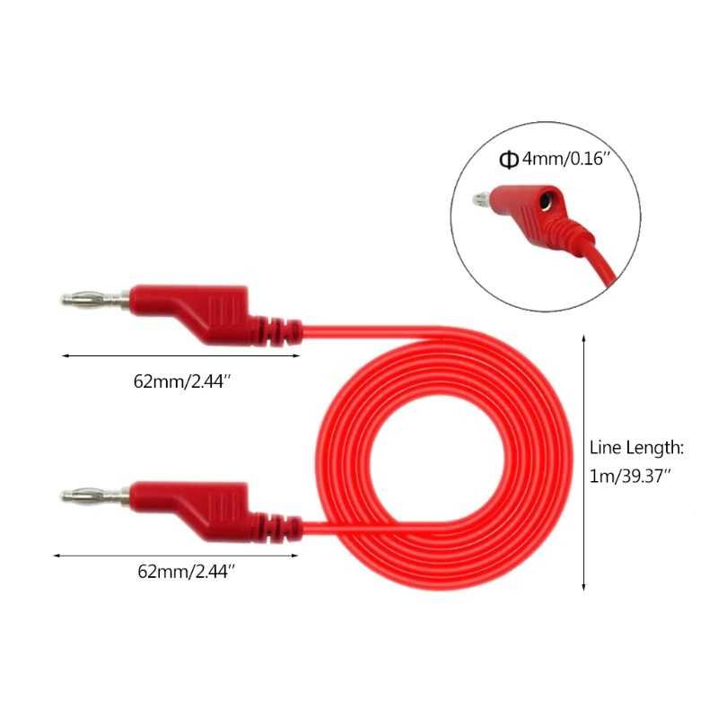 Set cabluri de testare mufa banana 4mm multimetru