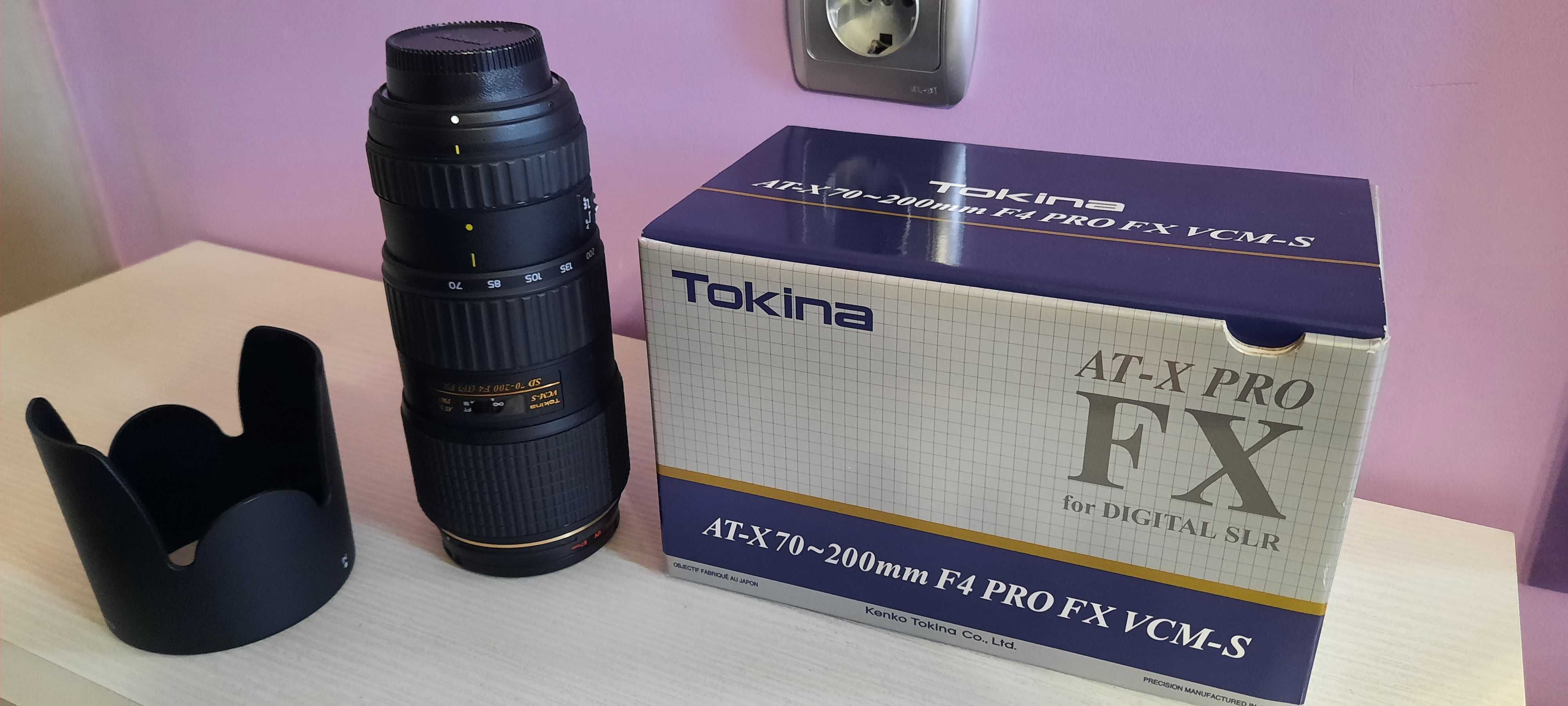 Обектив Tokina AT-X 70-200mm F/4 FX VCM-S за Nikon