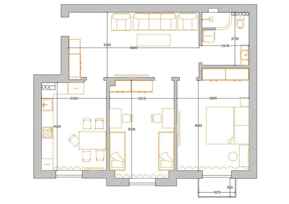 3 комнатная квартира в ЖК "Манзур". 80м², вид на горы, собственник.