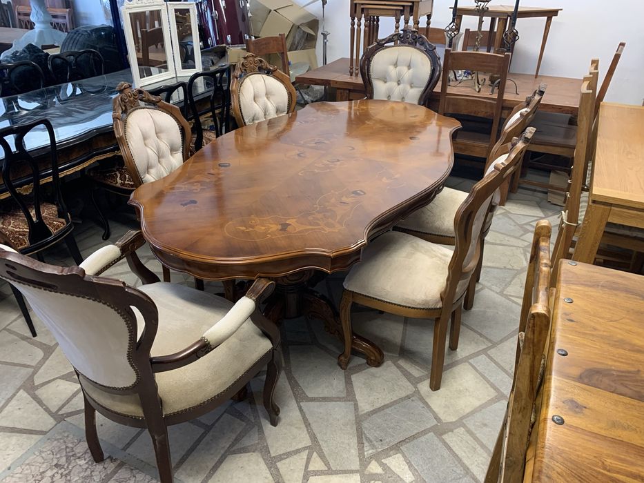 Маса с 6 стола в стил Барок