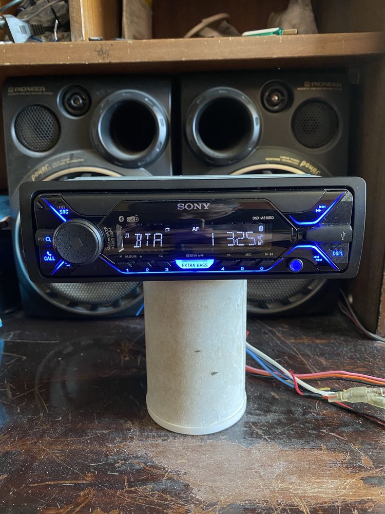 SONY DSX-A510BD - 4X55W - BLUETOOTH, USB, Радио плеър за кола сд cd