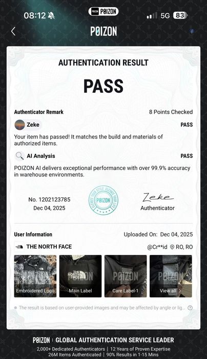 Geaca / Originala / The North Face / M / TNF NUPTSE 700