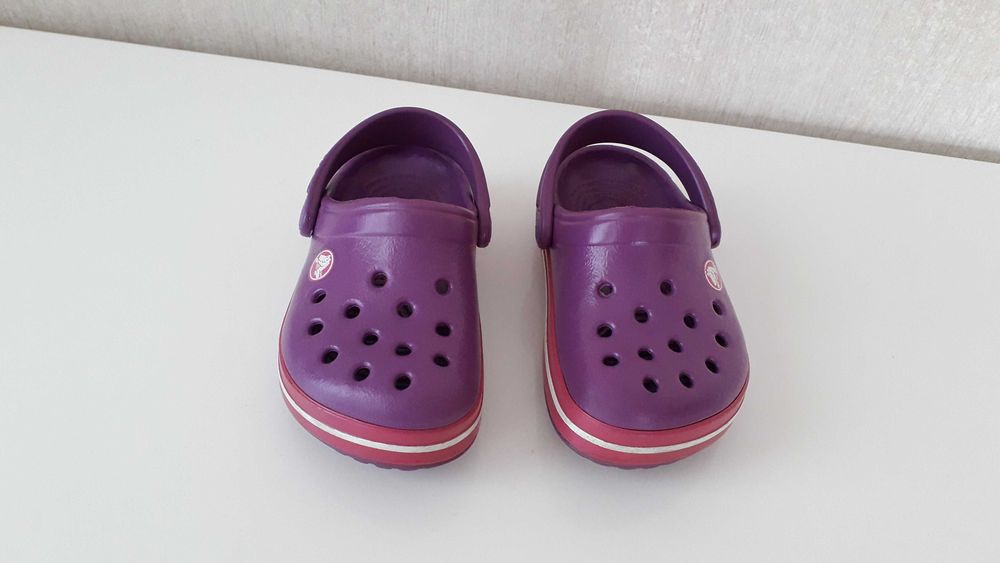 papuci copii/fetite crocs crocband c4-5 impecabili