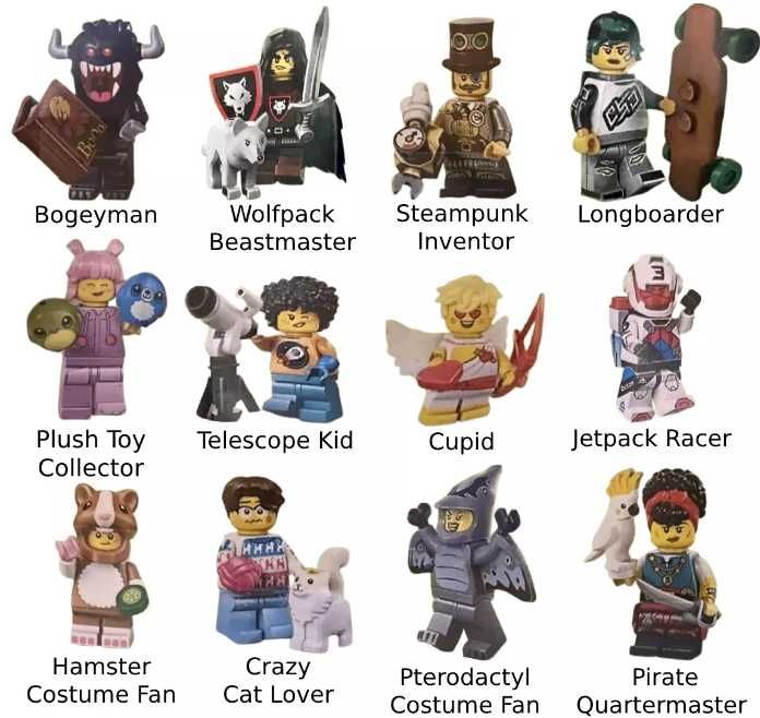 Colectia LEGO Minifigurine, Seria 27, IDENTIFICATE + Livrare Gratis!