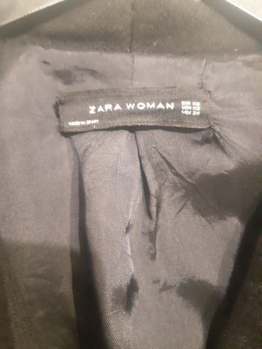 Palton Negru Zara Woman