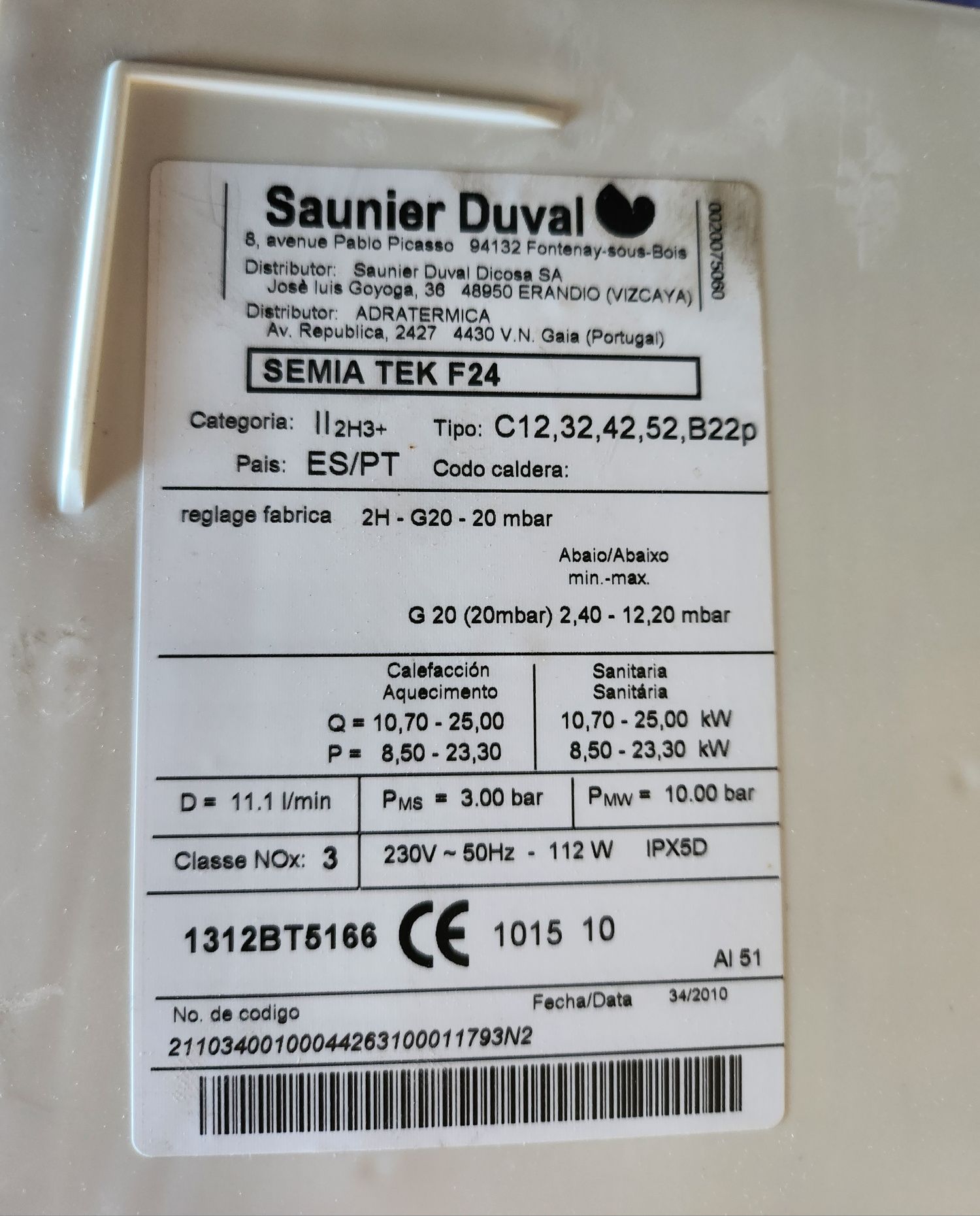 Centrală termică Saunier Duval de 24kw