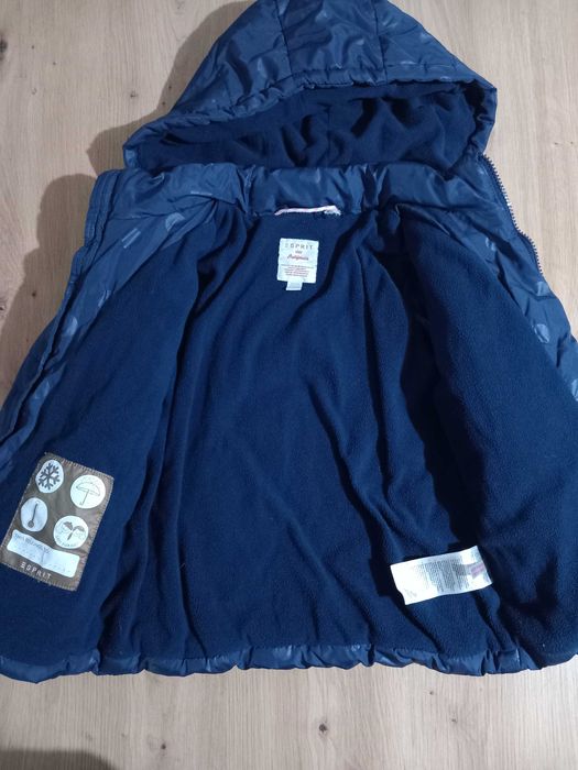 Детско зимно яке за момиченце ESPRIT 4-5г. + зимна шапка с полар