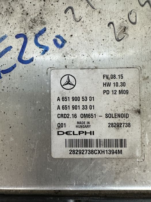Calculator motor ecu mercedes w204 w212 e250cdi biturbo