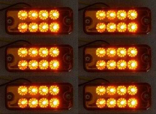 Диодни LED Лед габарити светлини , ОРАНЖЕВИ , 12-24V HN166