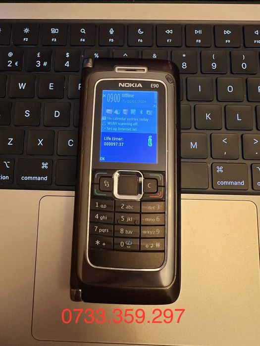Telefon Nokia E90 CA NOU vintage colectie RARITATE RA6 9300 9300i 9500