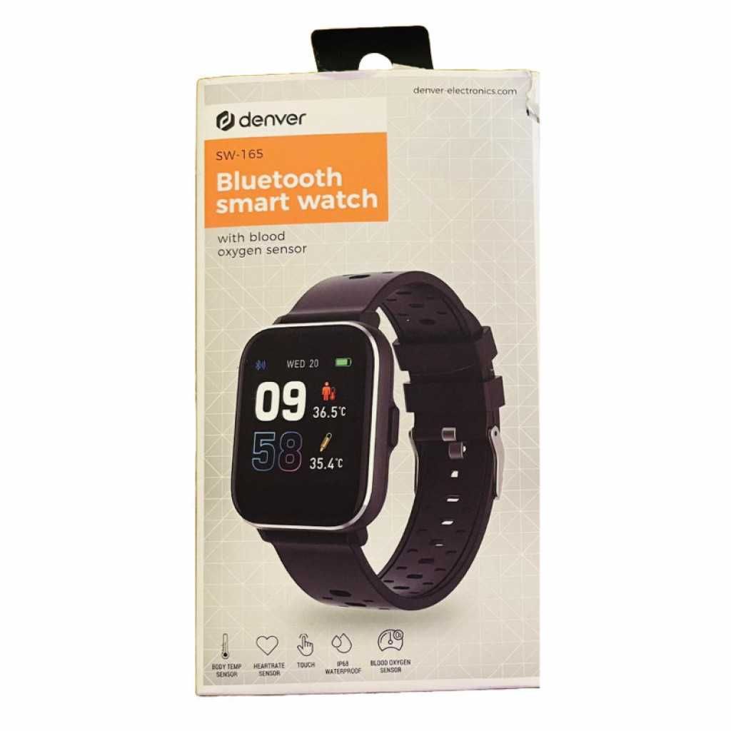 Bluetooth смарт часовник със сензор за телесна температура, кислород