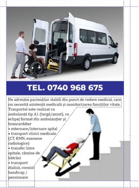Transport persoane cu dizabilitati ,in carucior,handicap