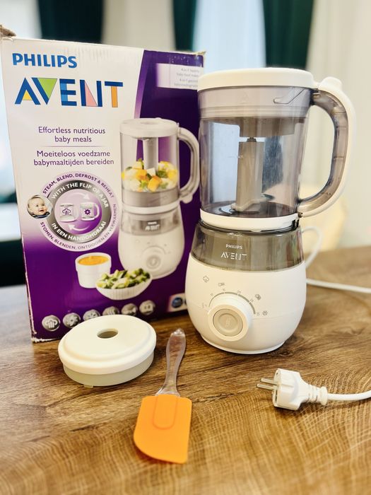 Philips Avent 4в1 Уред за готвене на пара за бебе захранване