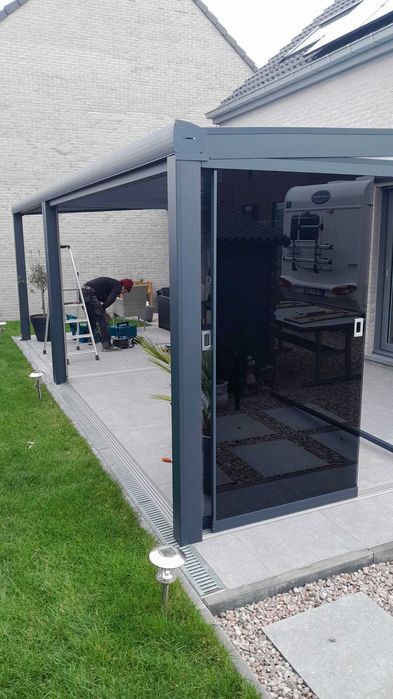 3 bucăți foi sticlă bioclimatică fumurie 208×103×10 mm – import Olanda