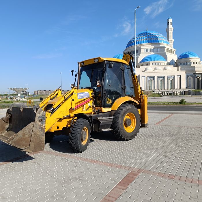 Экскаватор погрузчик 3в1 петушок ковш 40см 60см, гидромолот, ямобур,