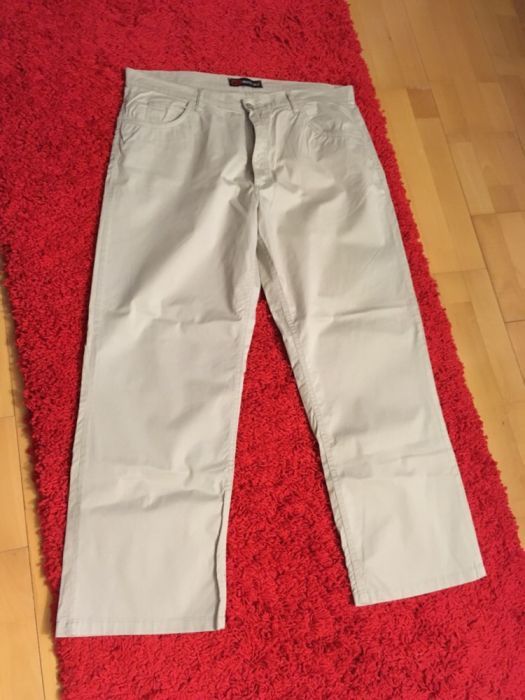 Jeansi originali White Sea marime 36 crem Blugi