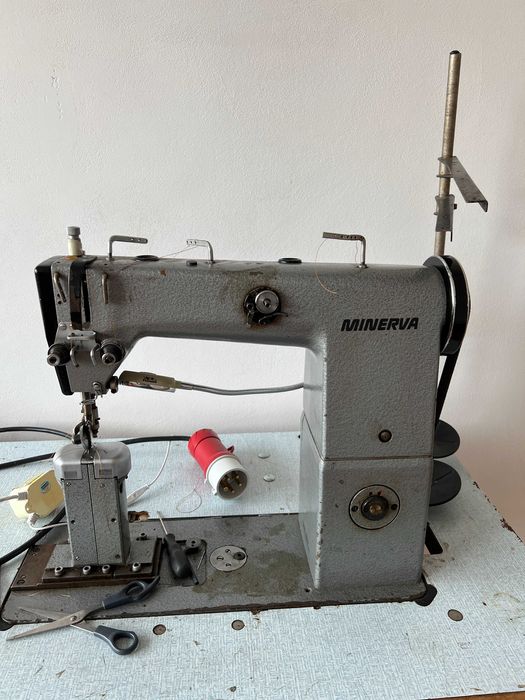Masina de cusut piele, marochinarie, incaltaminte, Minerva