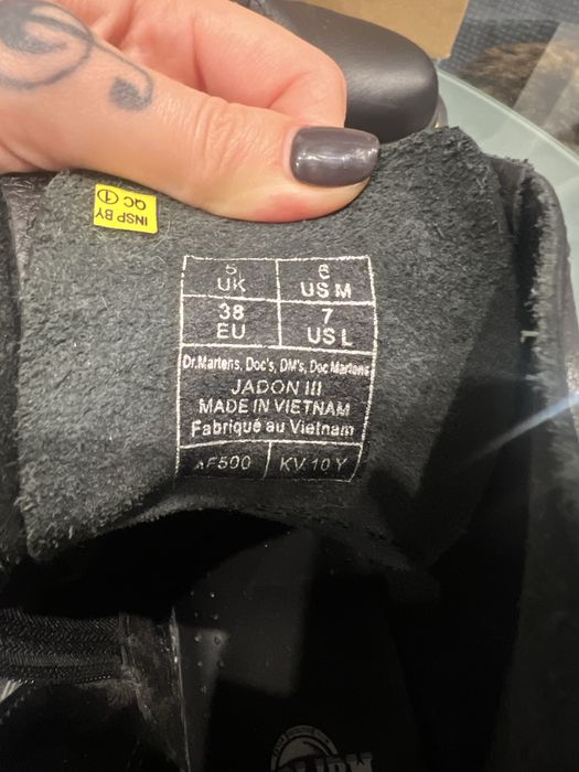 Ghete Dr. Martens Part III Store Leather
