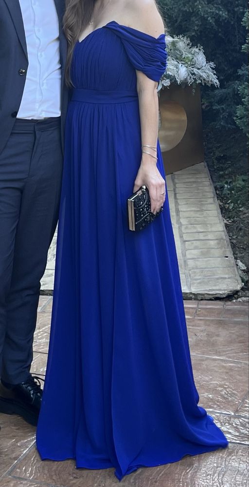 Rochie lunga albastra