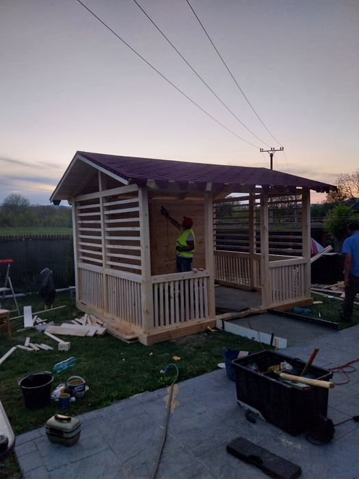 Foișoare, terase, magazii, pergole, căsuțe etc