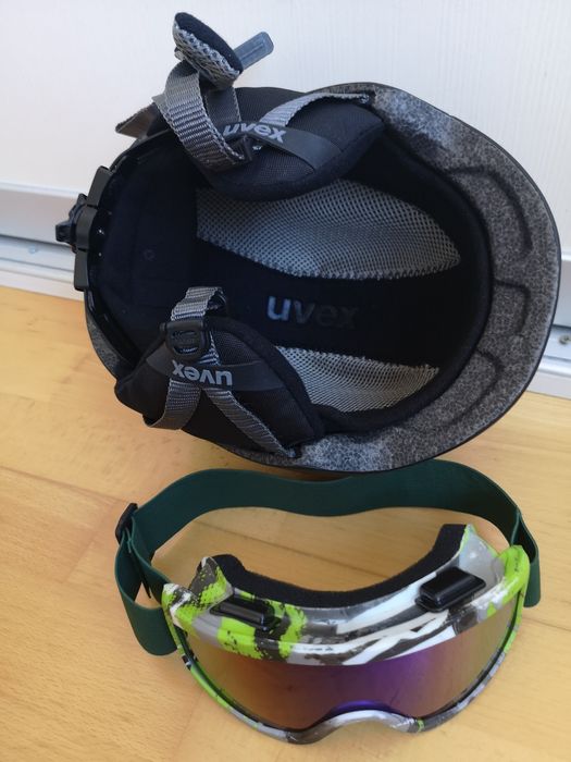 Casca noua protectie ski snowboard Uvex cu ochelari