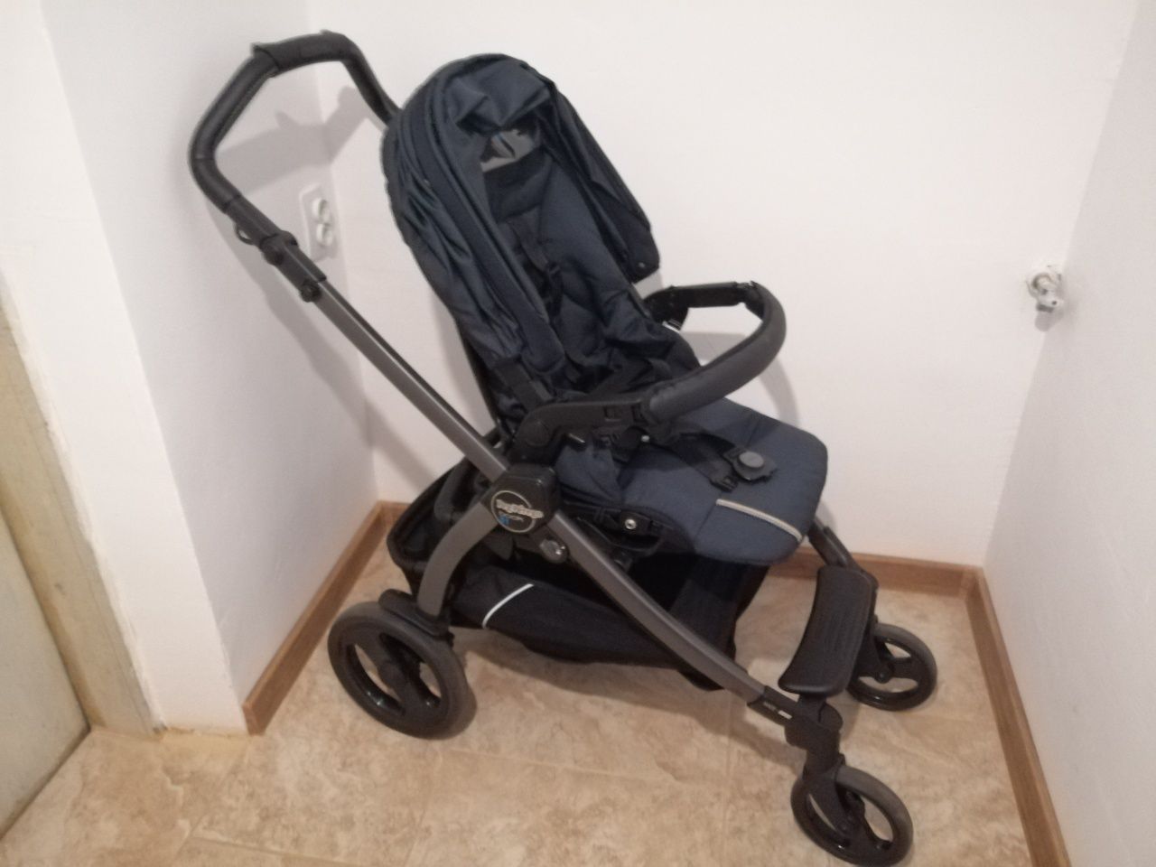 Детска бебешка количка peg perego book 51  navy като нова 3 в 1