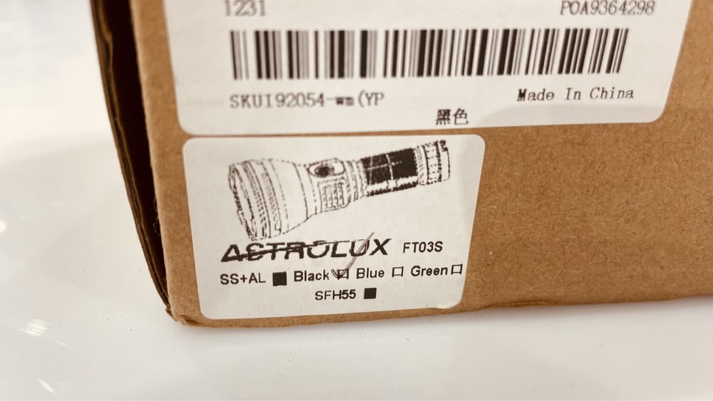 Lanterna vanatoare paza Astrolux FT03 S 1200 metri