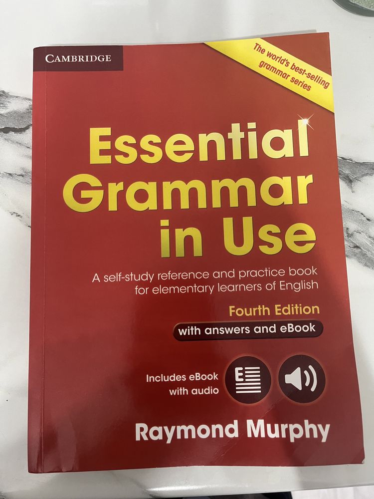 Essential grammar in use Murphy красный Мерфи