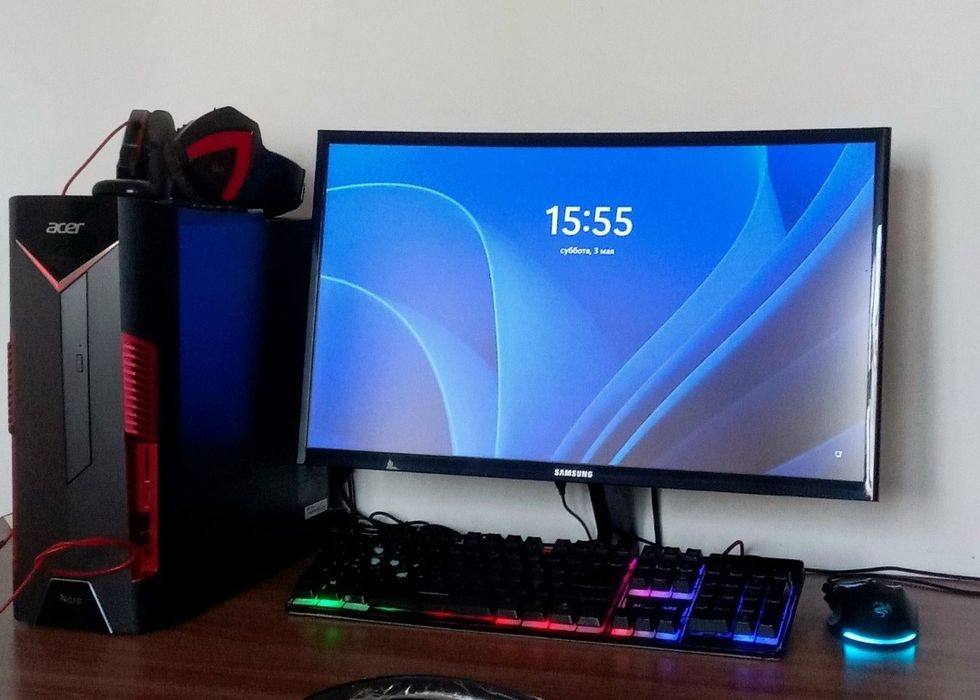 ПК + монитор+ гаджеты в хорошем состоянии