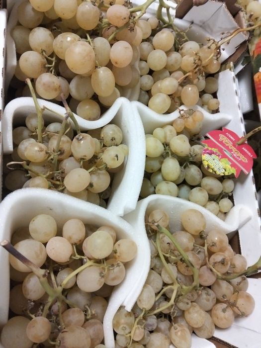 Struguri albi și negri de vin