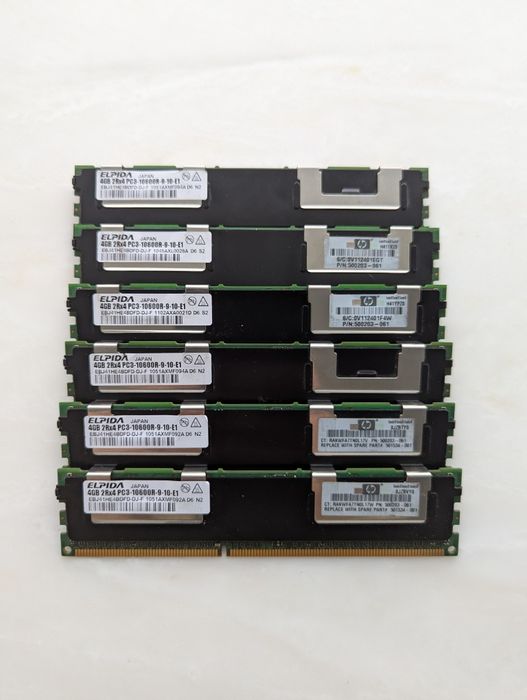 Память DDR3 4GB PC3-10600R ECC
