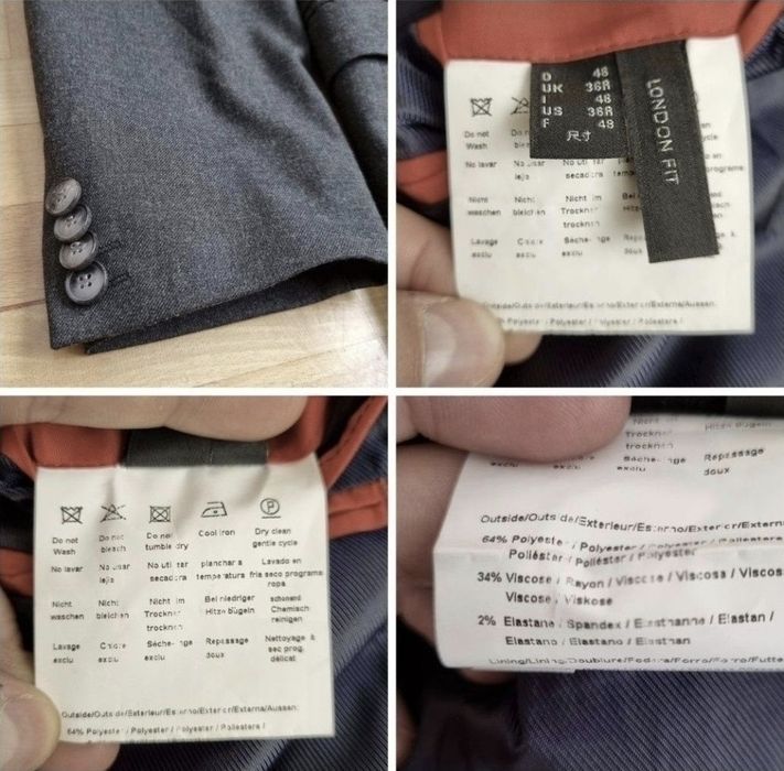 Sacou bărbați, Esprit (London Fit) - 46 / S